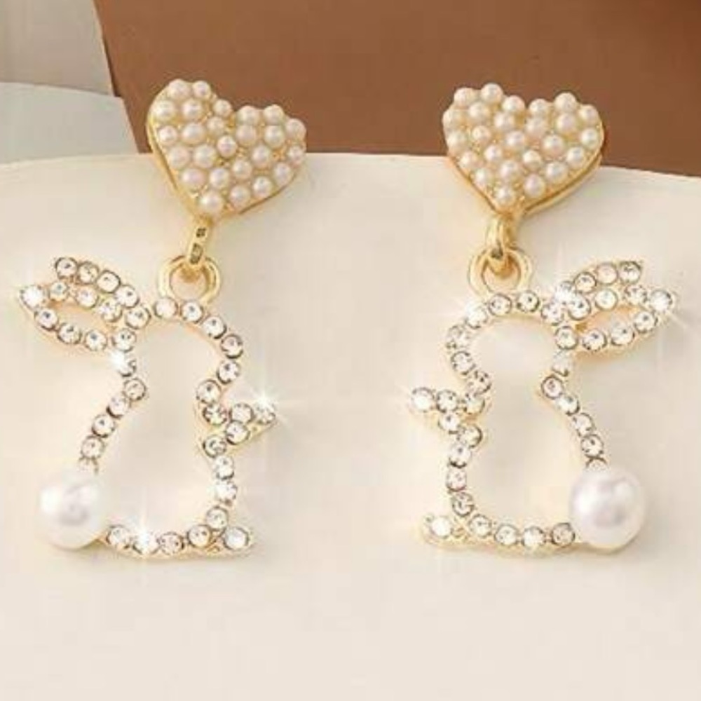 Bunny Dangle Earrings